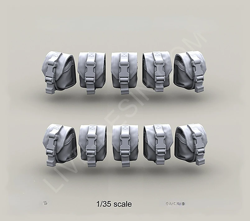 Model Kit Weapons - 1:35 Die Cast Resin Figure Model