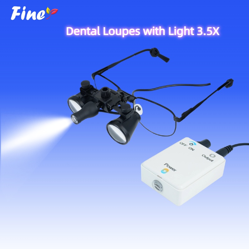 Magnifier With Light - Finer Dental Magnifying Glass 3.5X Dental