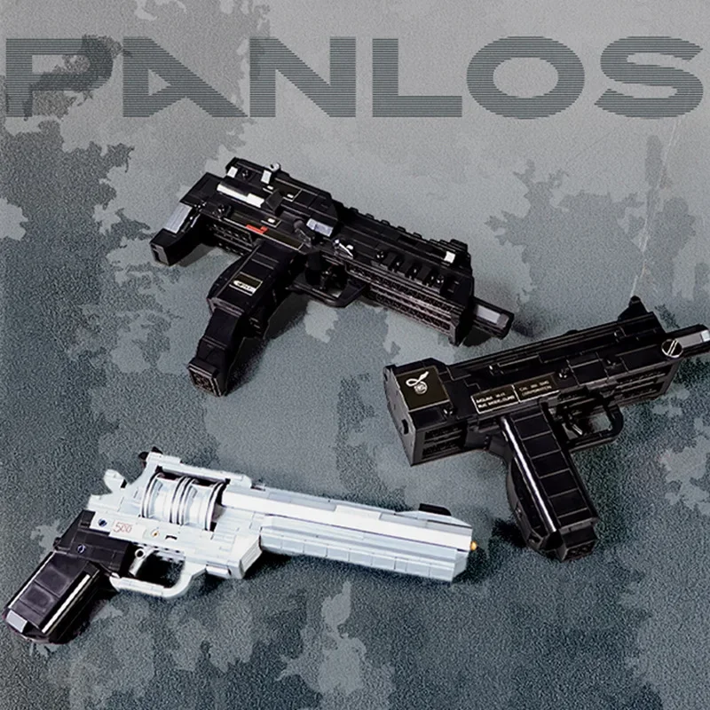 Model Kit Revolver - Revolver Pistol Kit Bricks Military Gun