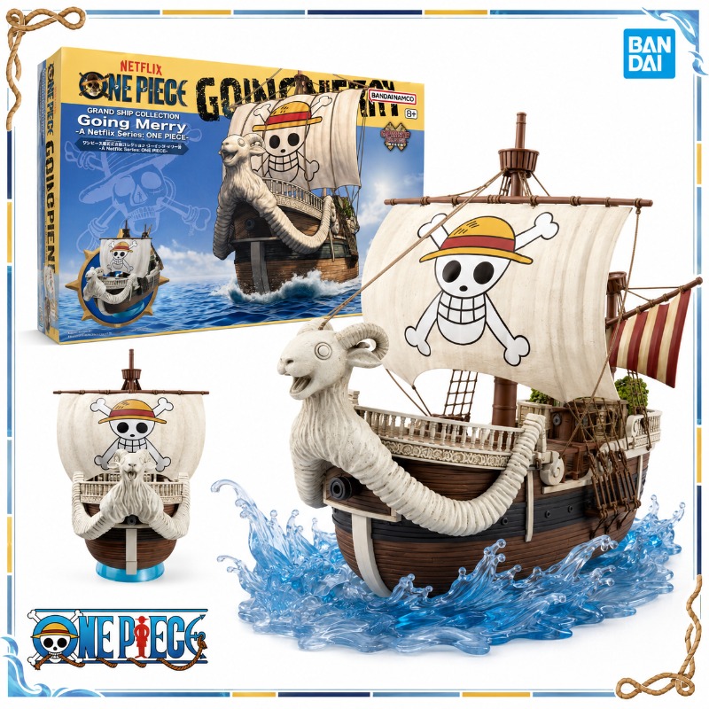 Model Kit One Piece Ship - Bandai Orighinal One Piece Netflix Series