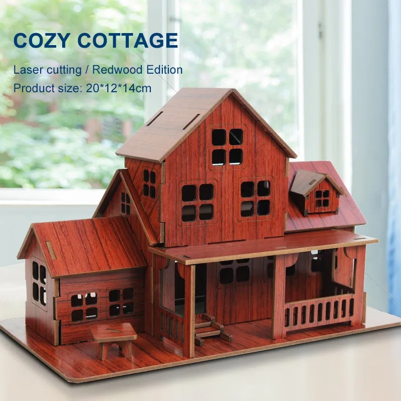 Model Kit Mecha - 3D Wooden Puzzle Model GamesCozy Cottage