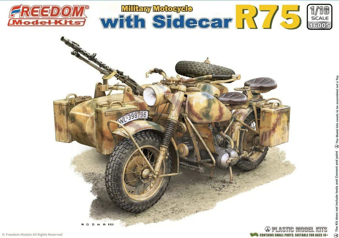 Freedom F16005 1/35 Scale  R75 - огляд і ціна Model Kit History