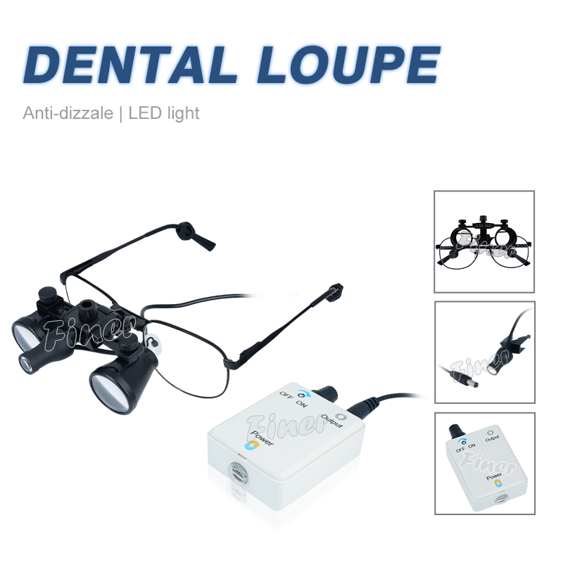 Finer Dental Magnifying Glass  - огляд і ціна Magnifier With Light