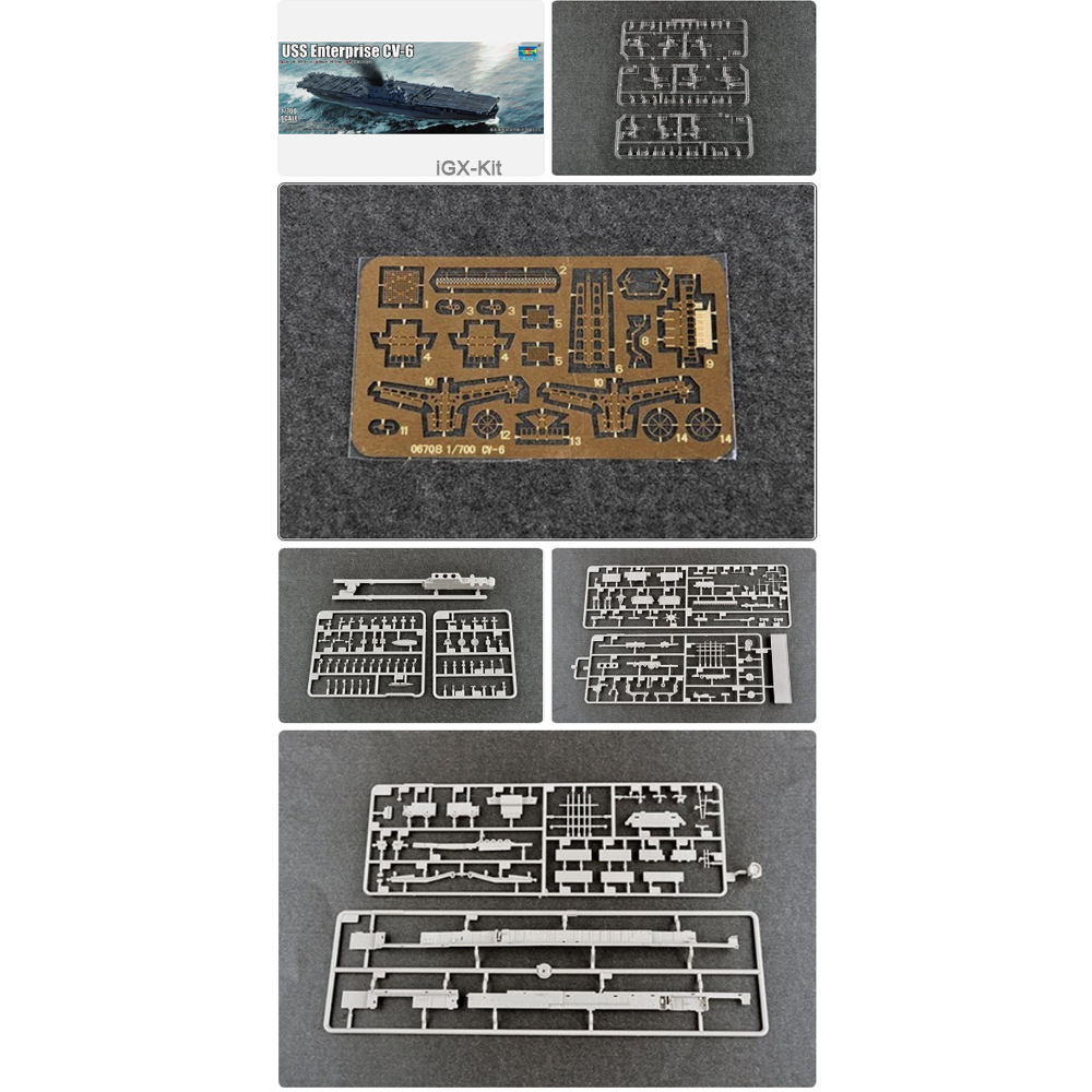 Trumpeter 06708 1/700 USS Ente - огляд і ціна Model Kit Uss Enterprise