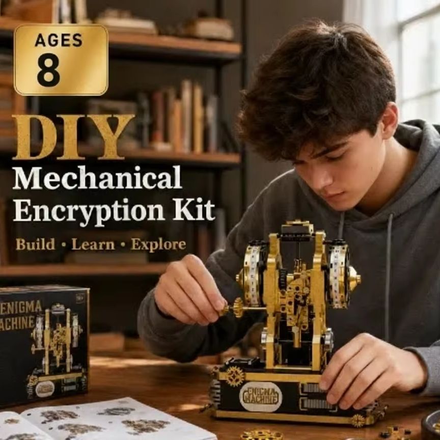Enigma Machine Building Blocks - огляд і ціна Model Kit History