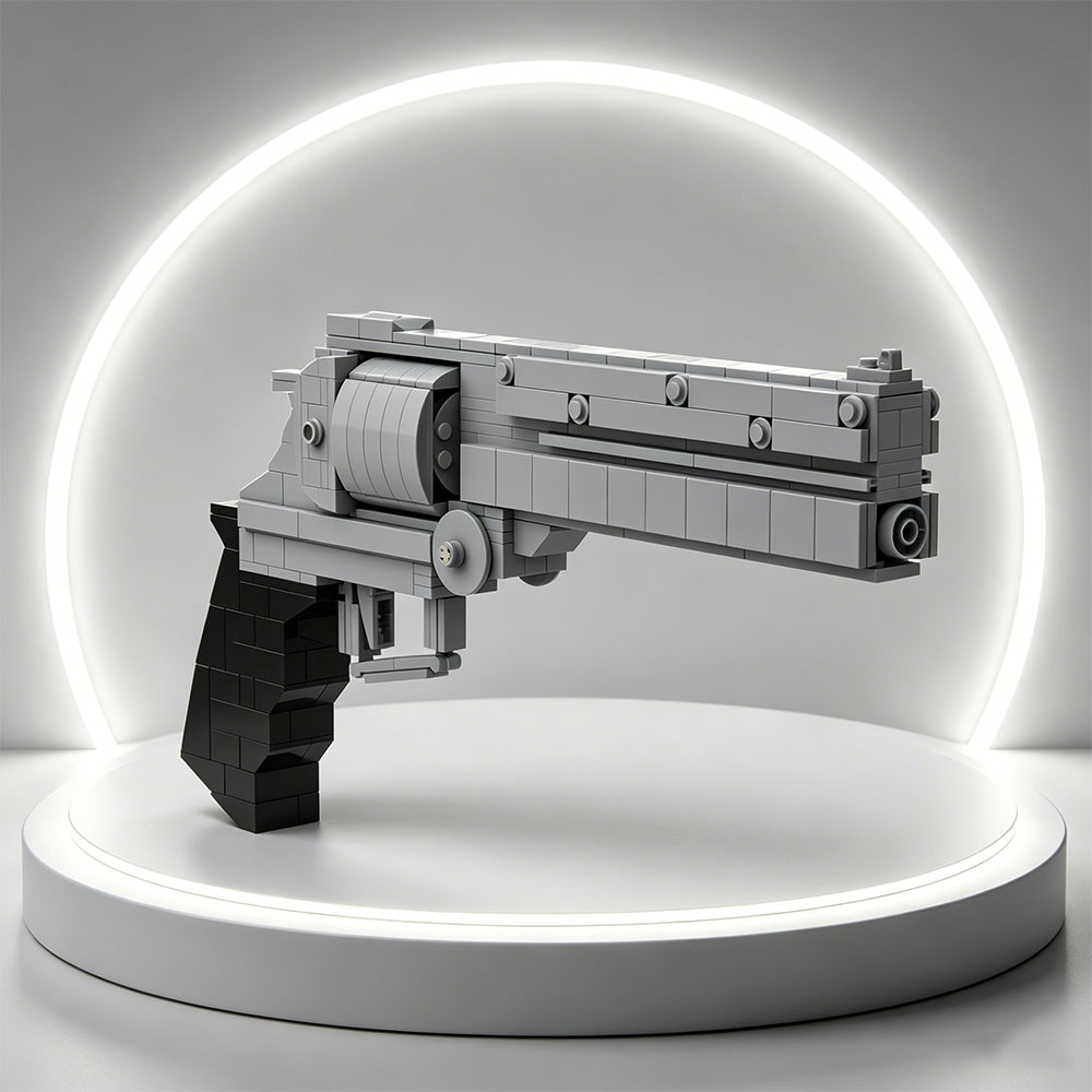 MOC Building Blocks Small Part - огляд і ціна Model Kit Revolver