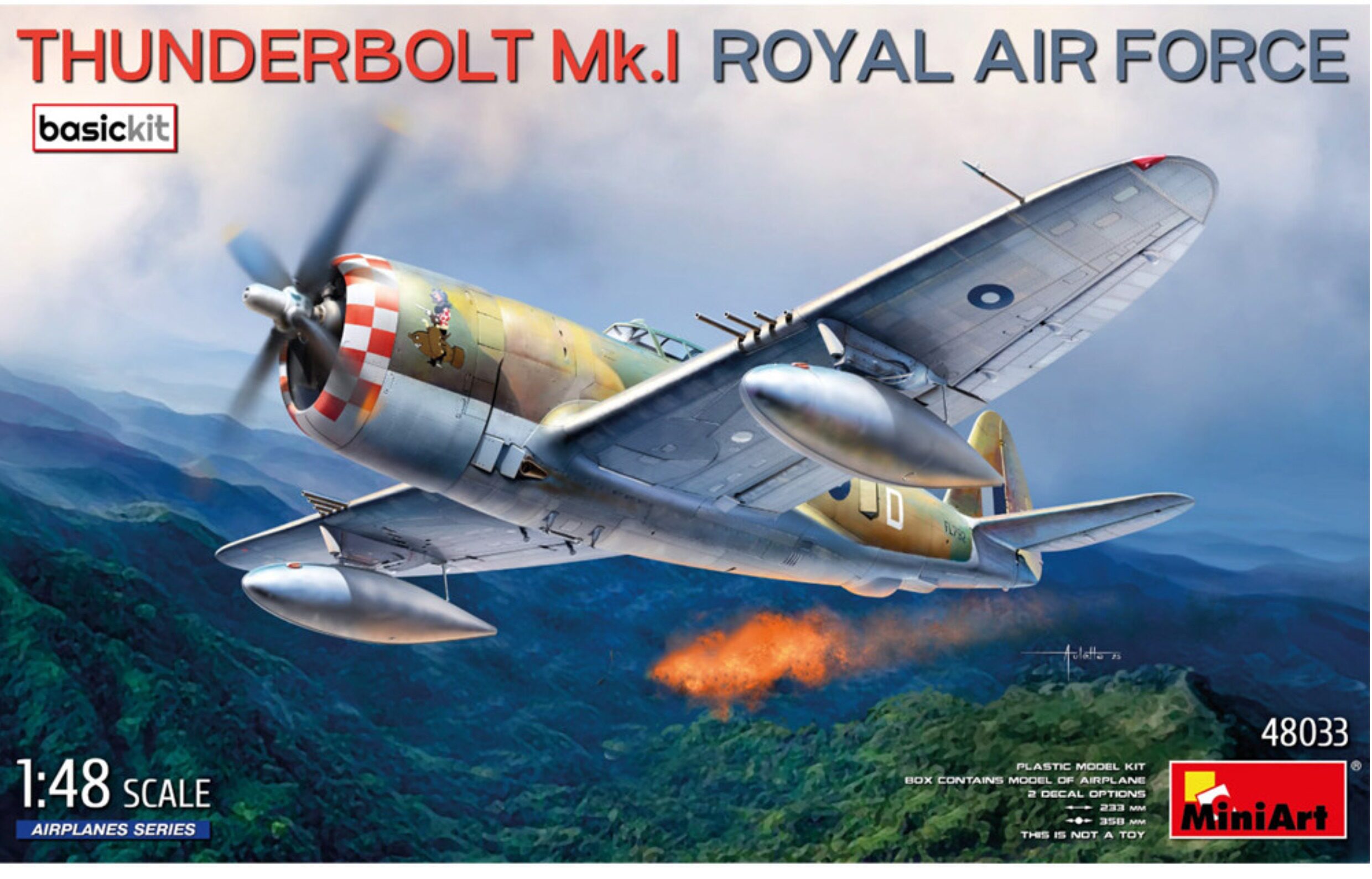 MiniArt 48033 1/48 RAF Thunder - огляд і ціна Model Kit Hobby