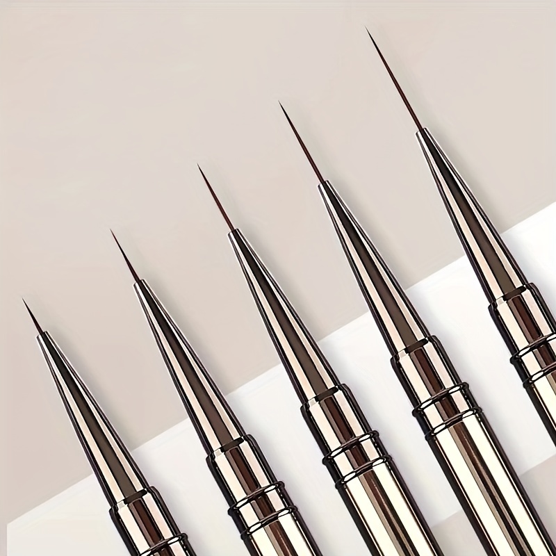 5PCS Nail Art Liner Brushes Ha - огляд і ціна Metallic Paint Set