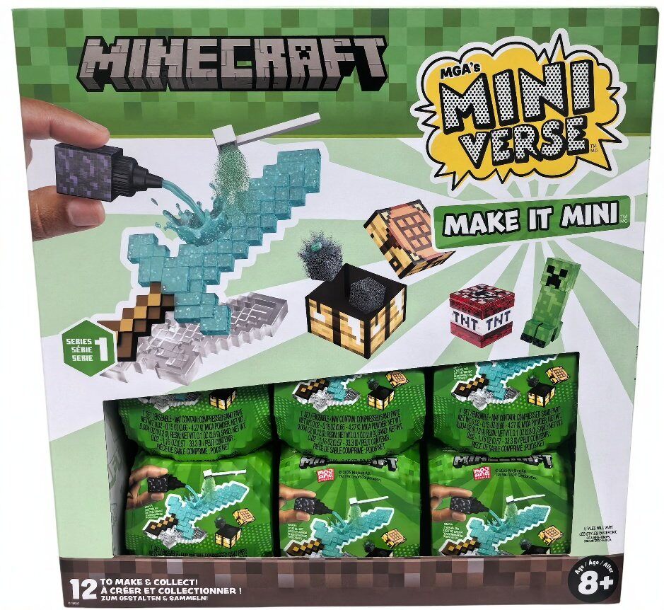 MGA Miniverse Minecraft Make I - огляд і ціна Model Kit Hobby