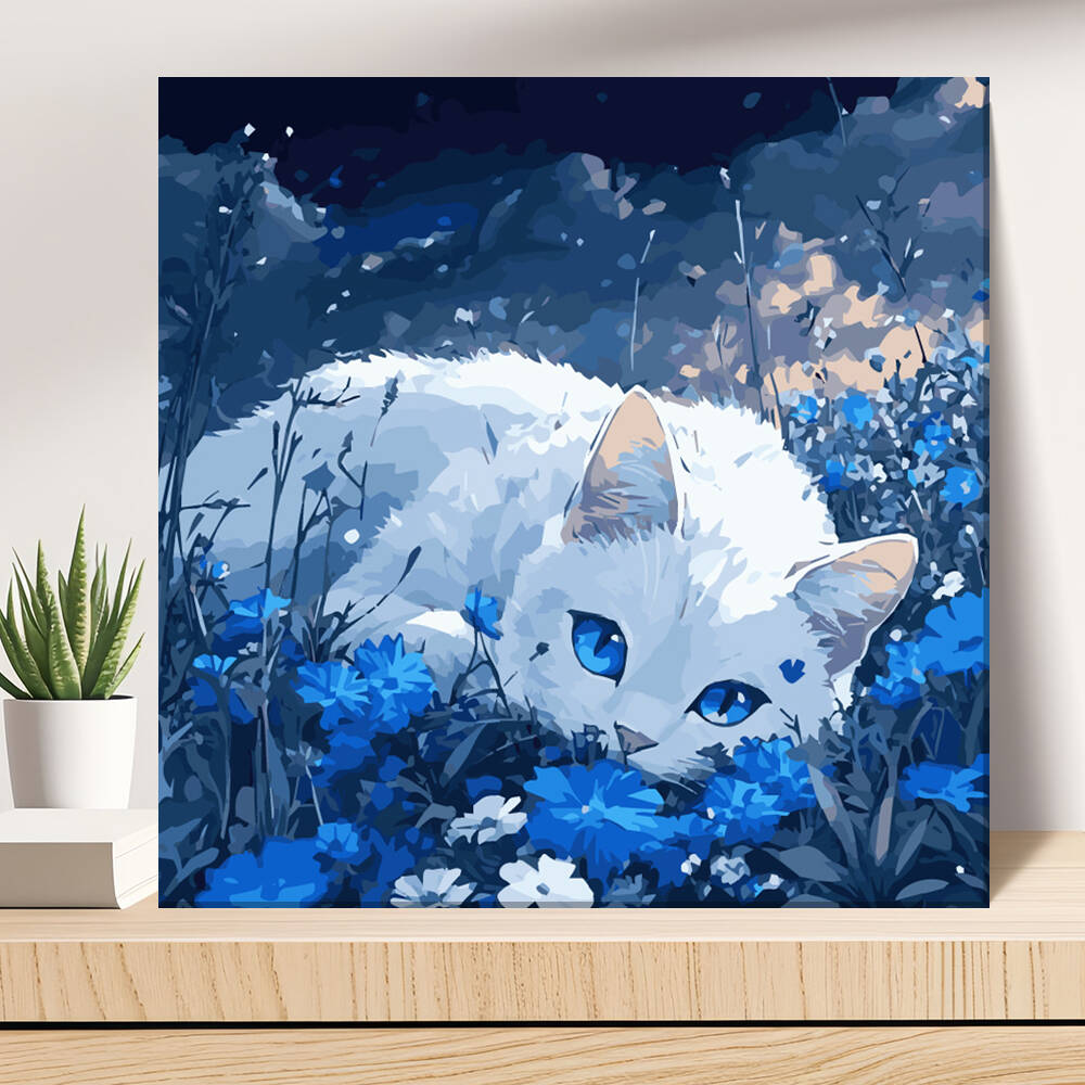 DIY Painting By Numbers Cat An - огляд і ціна Metallic Paint Set