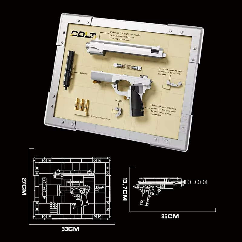 Mechanical Revolver Model Buil - огляд і ціна Model Kit Revolver