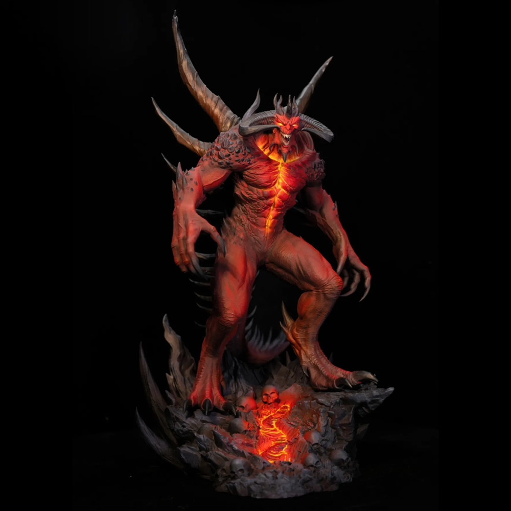1PC Hell Demon Lord Diablo 3D  - огляд і ціна Model Kit History
