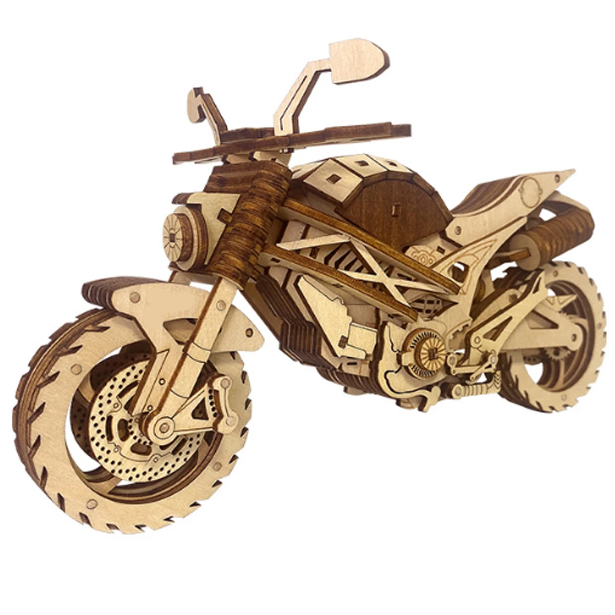 Motorcycle 3D Car Wooden Puzzl - огляд і ціна Model Kit History