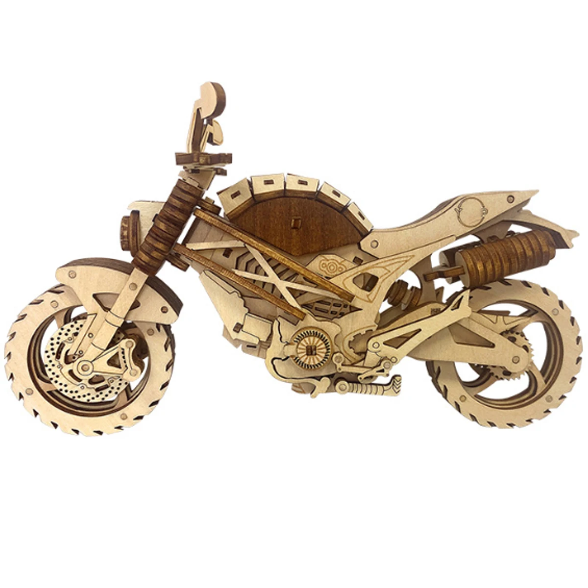 Motorcycle 3D Car Wooden Puzzl - огляд і ціна Model Kit History