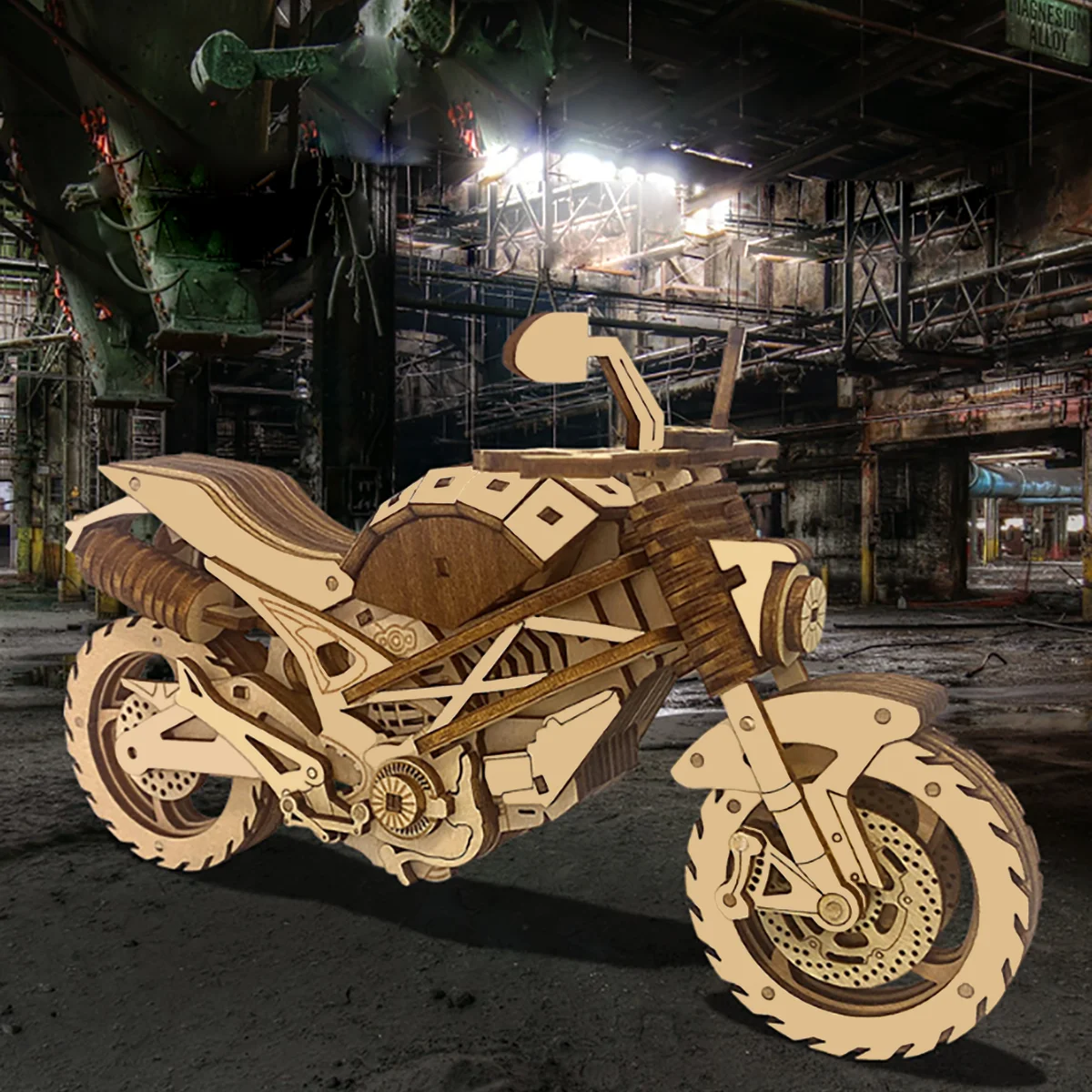 Motorcycle 3D Car Wooden Puzzl - огляд і ціна Model Kit History