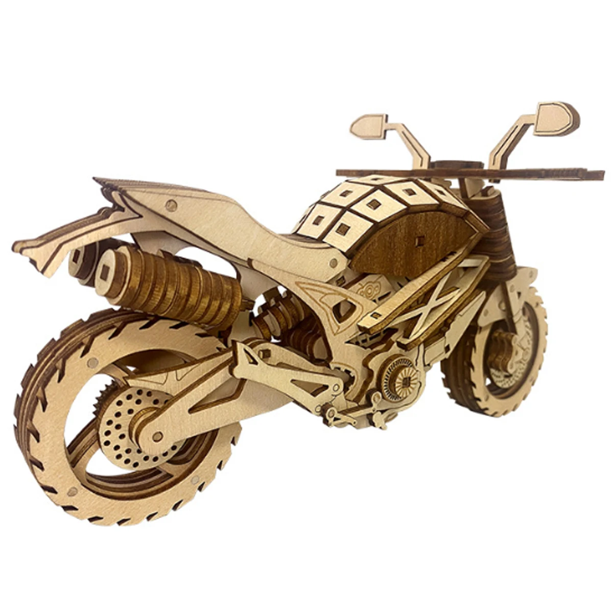 Motorcycle 3D Car Wooden Puzzl - огляд і ціна Model Kit History