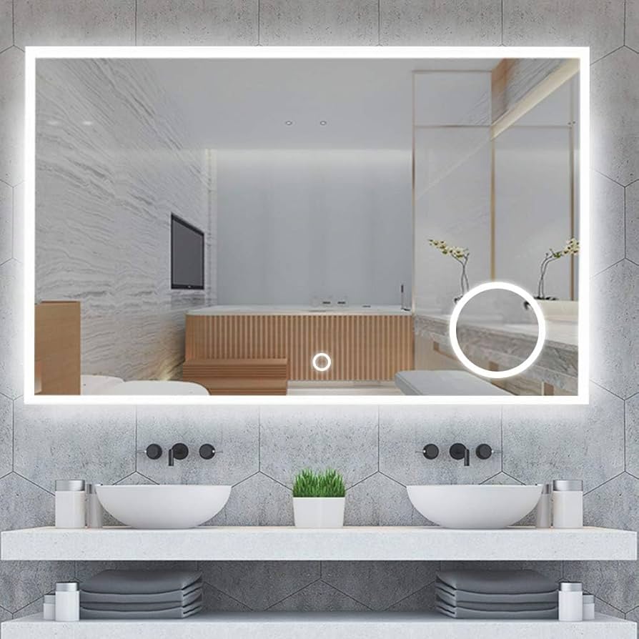 Custom Size Wall Mounted Vanit - огляд і ціна Magnifier With Light