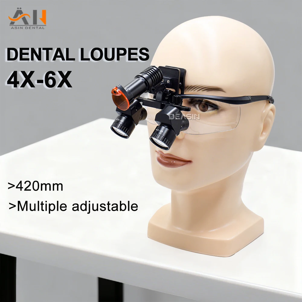 New Ergonomic Dental Loupes Ad - огляд і ціна Magnifier With Light