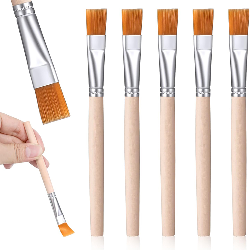 5Pcs Wooden Handle Small Paint - огляд і ціна Metallic Paint Set