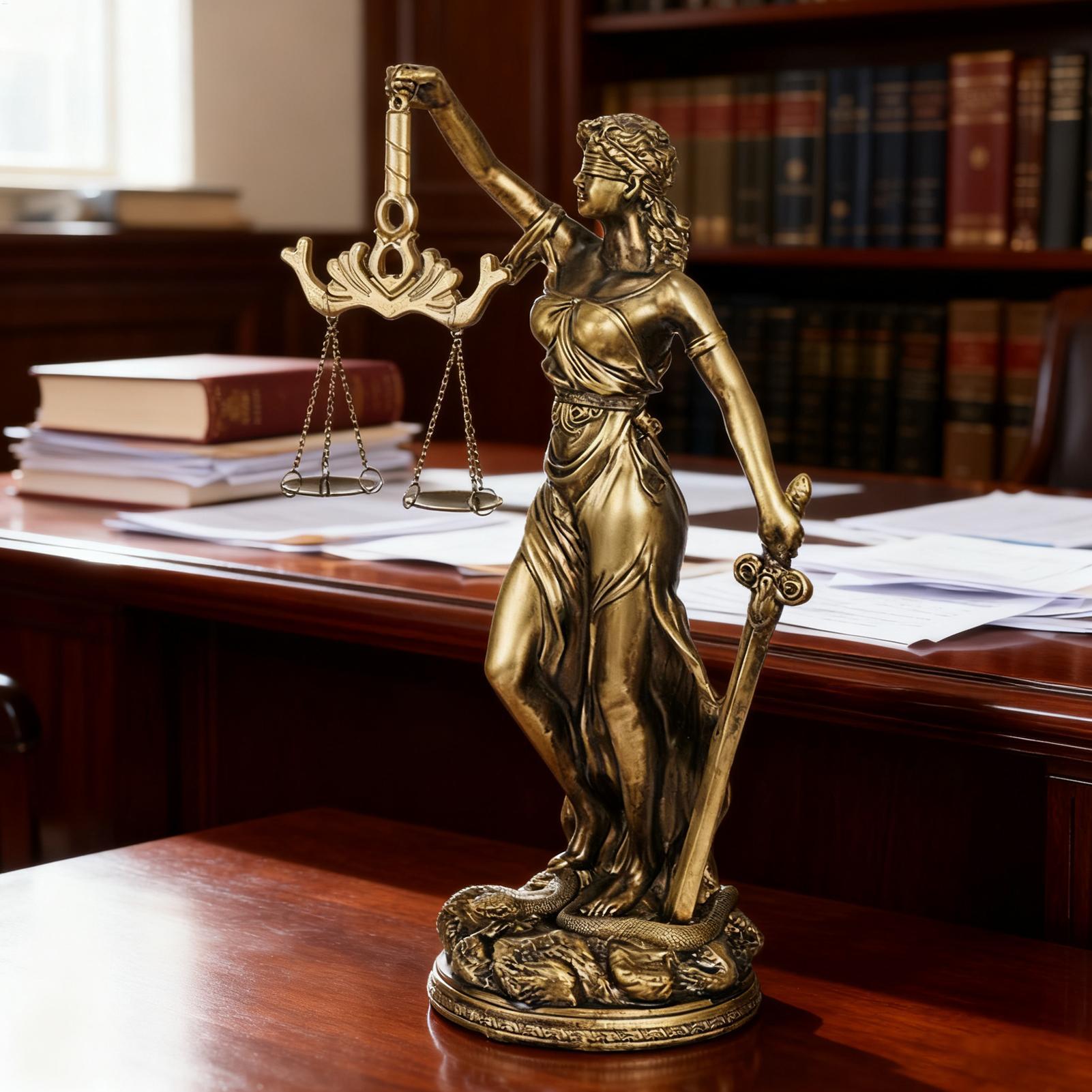 Lady Justice Statue Figurine S - огляд і ціна Model Kit Judge