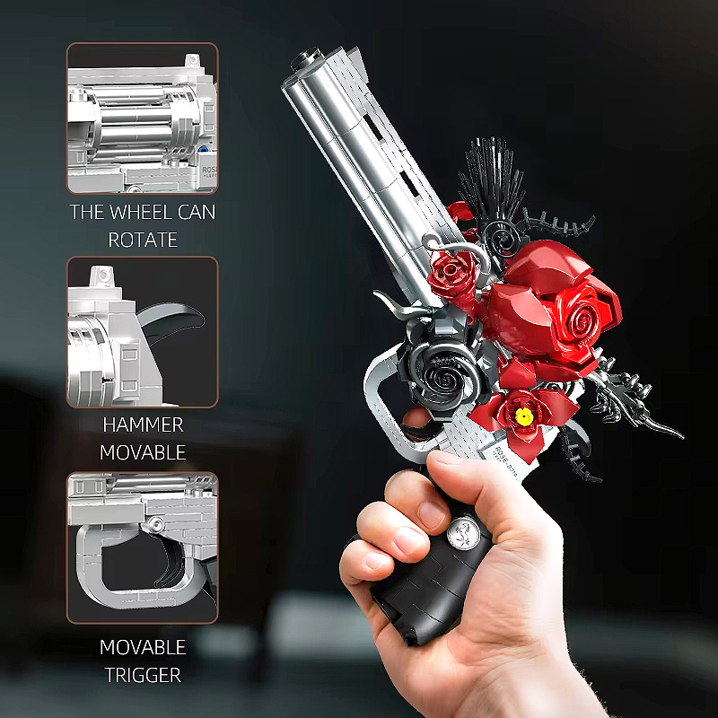 New in Stock JJ9218 Crafted Ro - огляд і ціна Model Kit Revolver