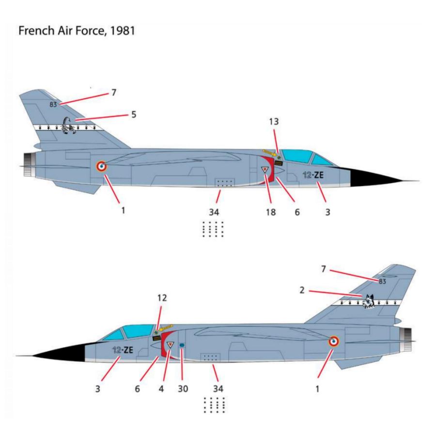 AC12665 ACADEMY 1/144 Dassault - огляд і ціна Model Kit F1