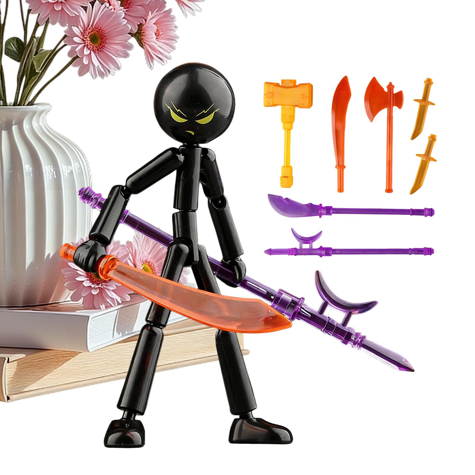 DIY Poseable StickMan Figure K - огляд і ціна Model Kit Weapons