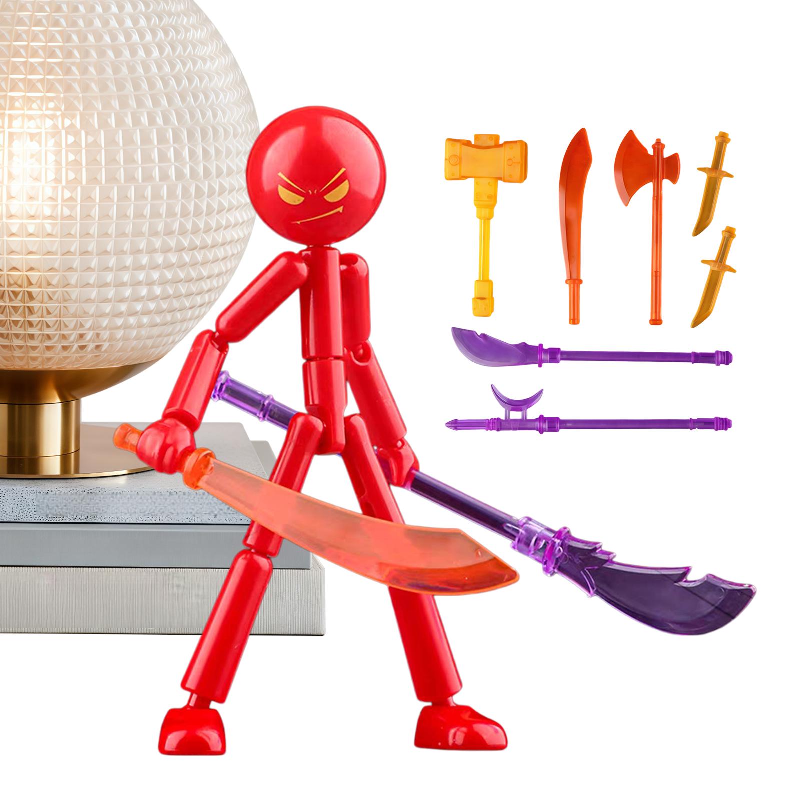 DIY Poseable StickMan Figure K - огляд і ціна Model Kit Weapons