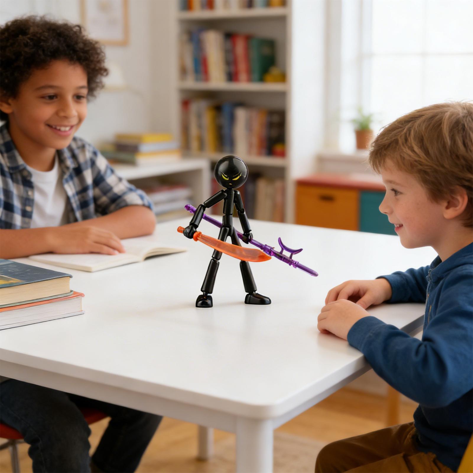 DIY Poseable StickMan Figure K - огляд і ціна Model Kit Weapons