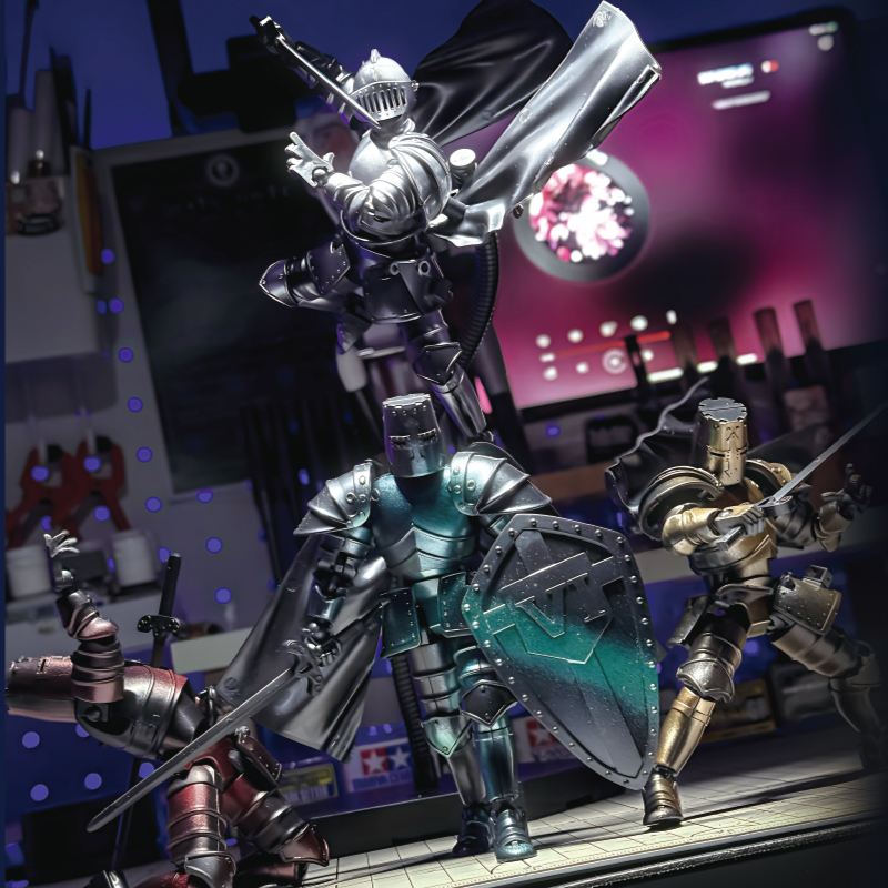 Medieval Knight Multi-Joint Mo - огляд і ціна Model Kit Weapons