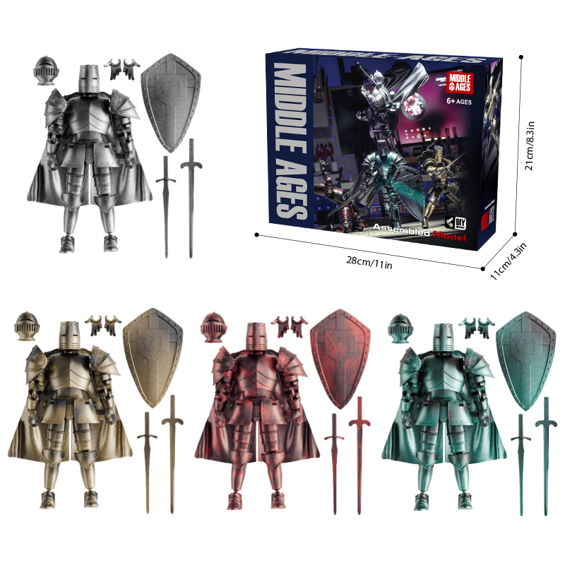 Medieval Knight Multi-Joint Mo - огляд і ціна Model Kit Weapons