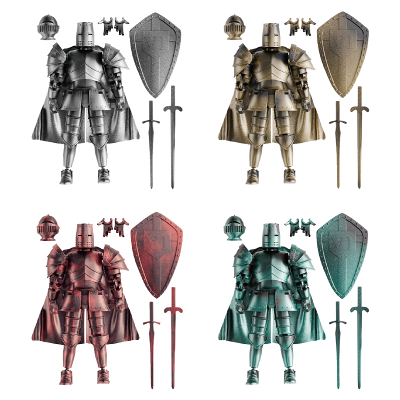 Medieval Knight Multi-Joint Mo - огляд і ціна Model Kit Weapons