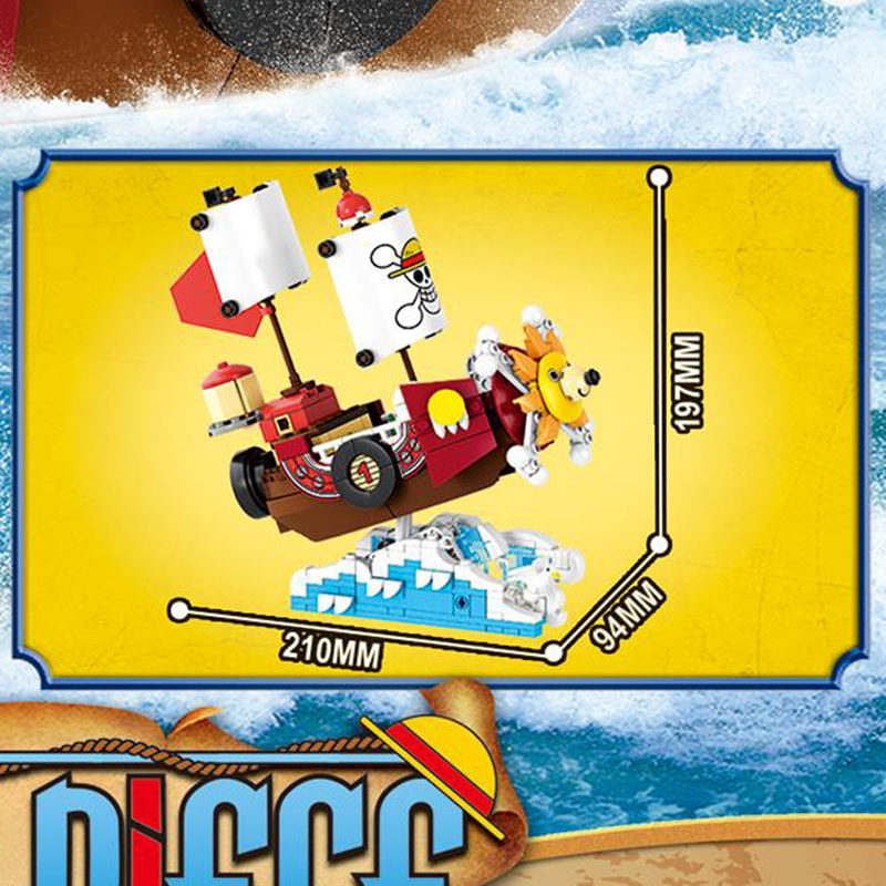 One Piece Wanli Pirate Ship Sa - огляд і ціна Model Kit One Piece Ship