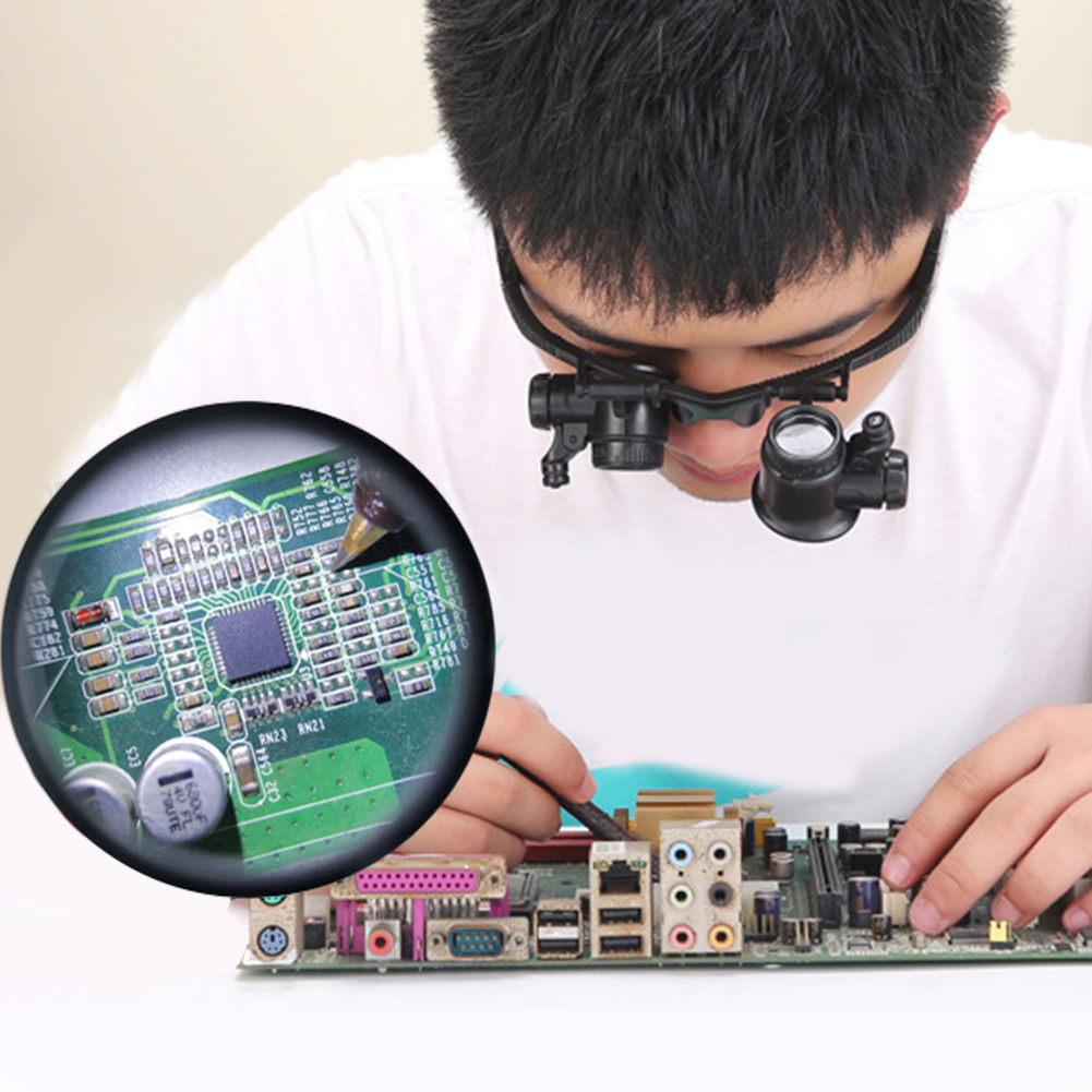 10-25X Head-Worn Magnifier wit - огляд і ціна Magnifier With Light