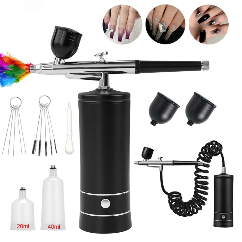 Airbrush Nail Art Painting Kit - огляд і ціна Airbrush Compressor Kit