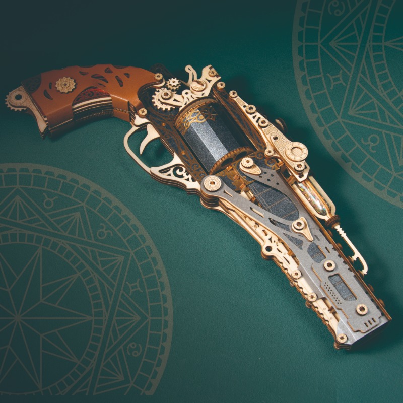 How Cat Steam Revolver Assembl - огляд і ціна Model Kit Revolver