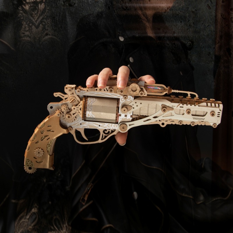 How Cat Steam Revolver Assembl - огляд і ціна Model Kit Revolver