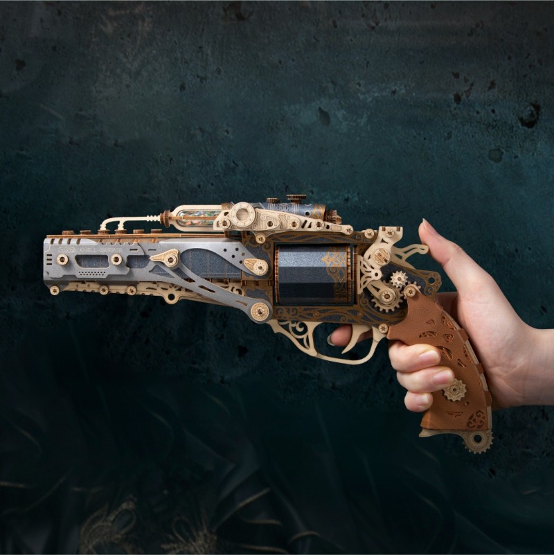 How Cat Steam Revolver Assembl - огляд і ціна Model Kit Revolver