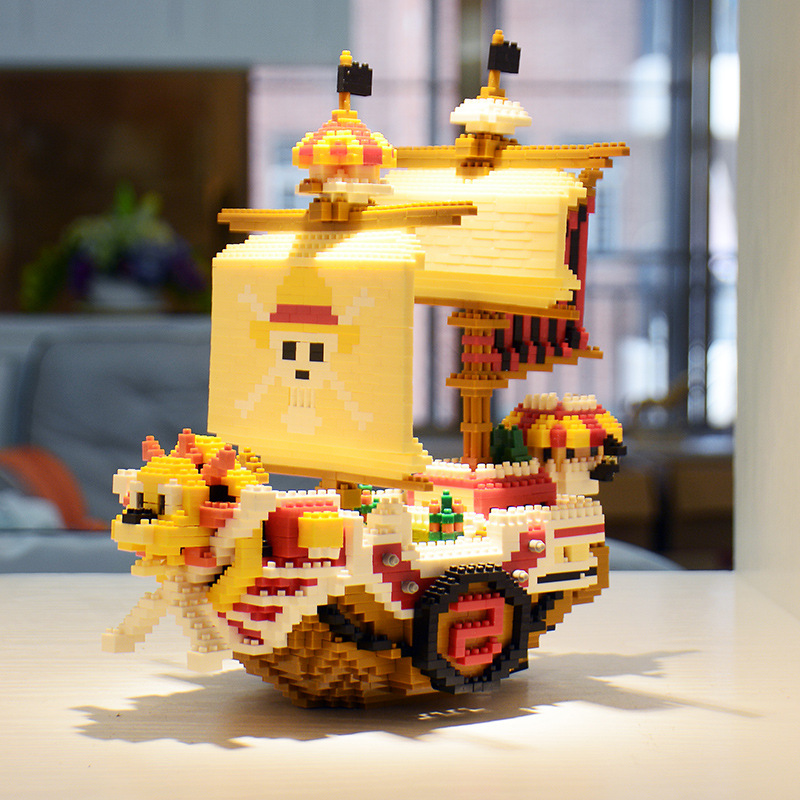 One Piece Building Blocks Luff - огляд і ціна Model Kit One Piece Ship