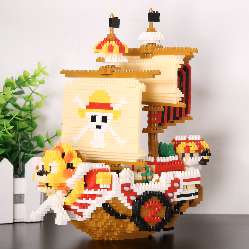 One Piece Building Blocks Luff - огляд і ціна Model Kit One Piece Ship