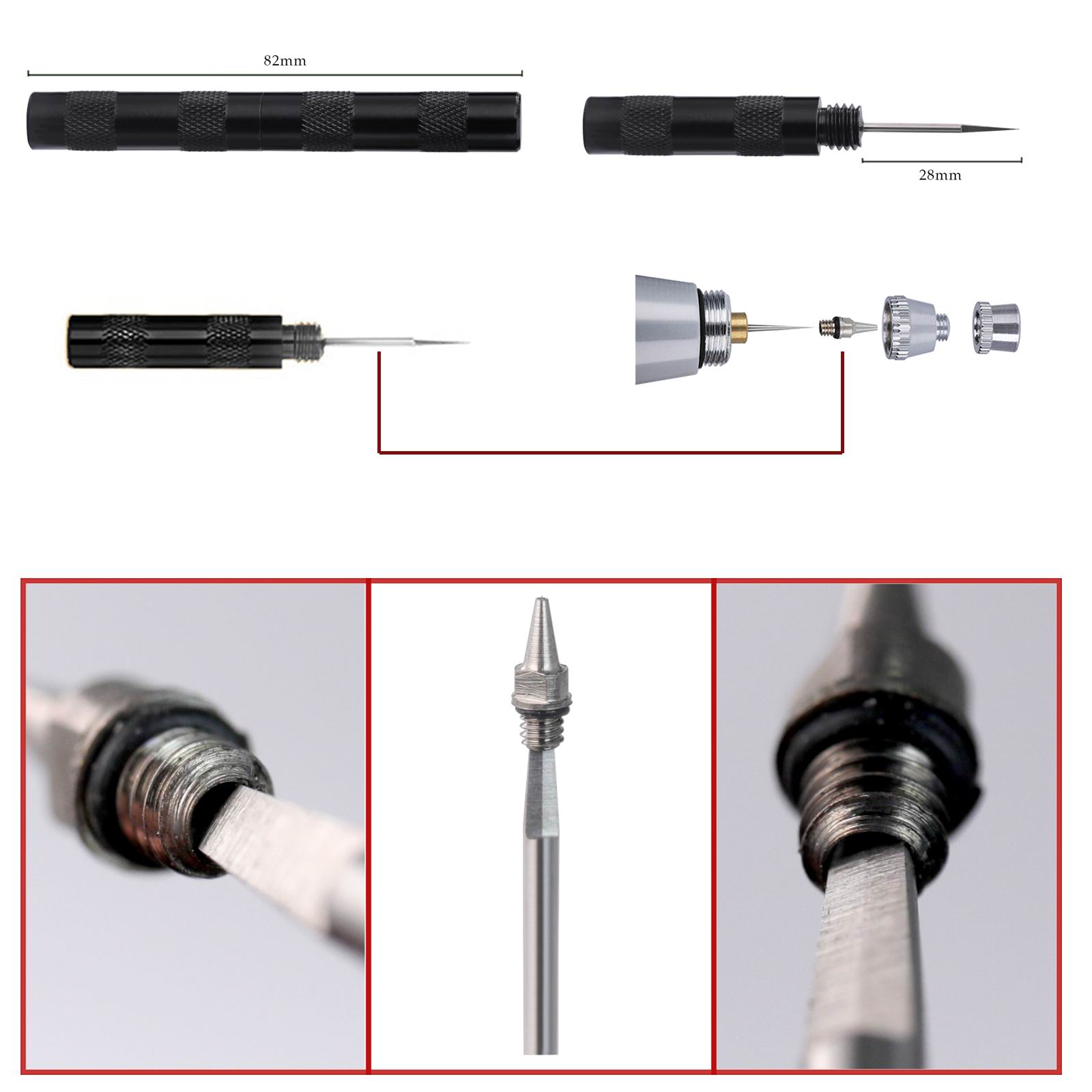 SAGUD 19PCS Airbrush Cleaning  - огляд і ціна Model Kit Weapons
