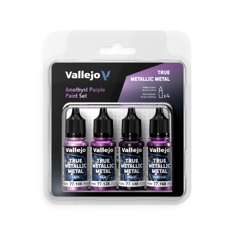 18ML 4-color Set Model Colorin - огляд і ціна Metallic Paint Set