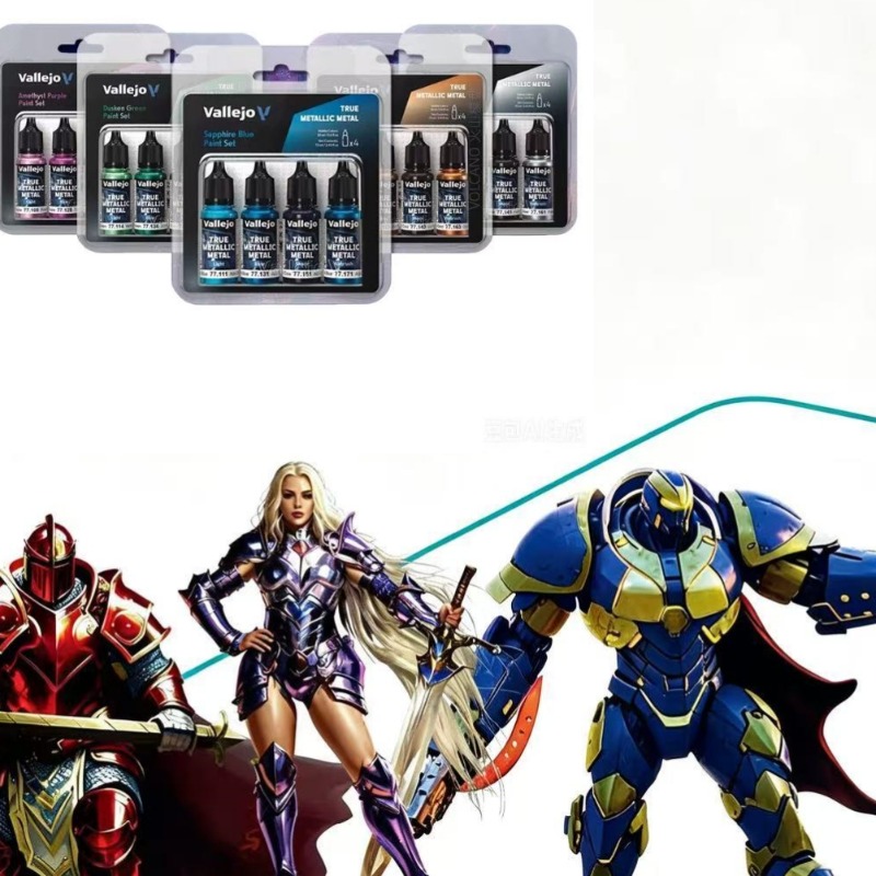 Water-based Metallic Paint Set - огляд і ціна Metallic Paint Set