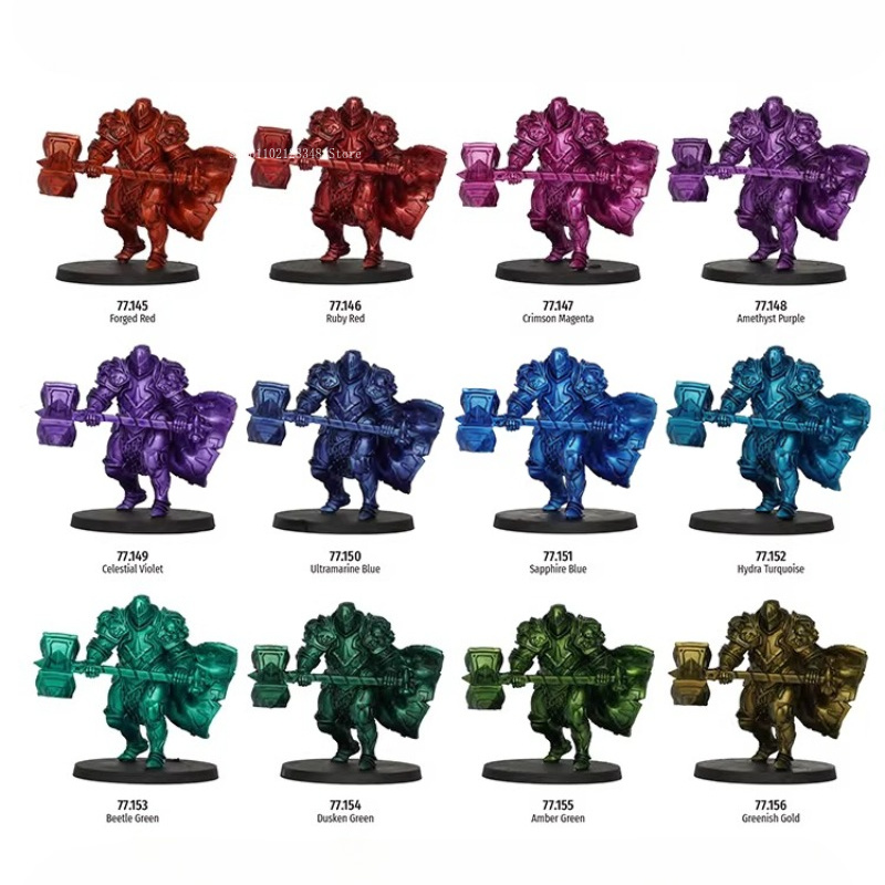 Water-based Metallic Paint Set - огляд і ціна Metallic Paint Set
