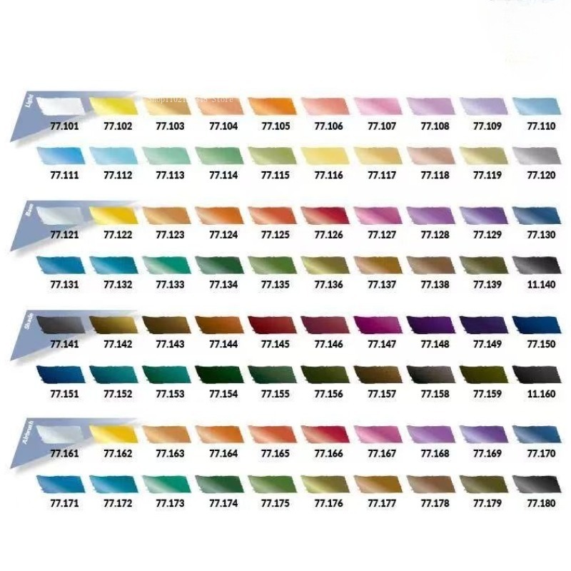 Water-based Metallic Paint Set - огляд і ціна Metallic Paint Set