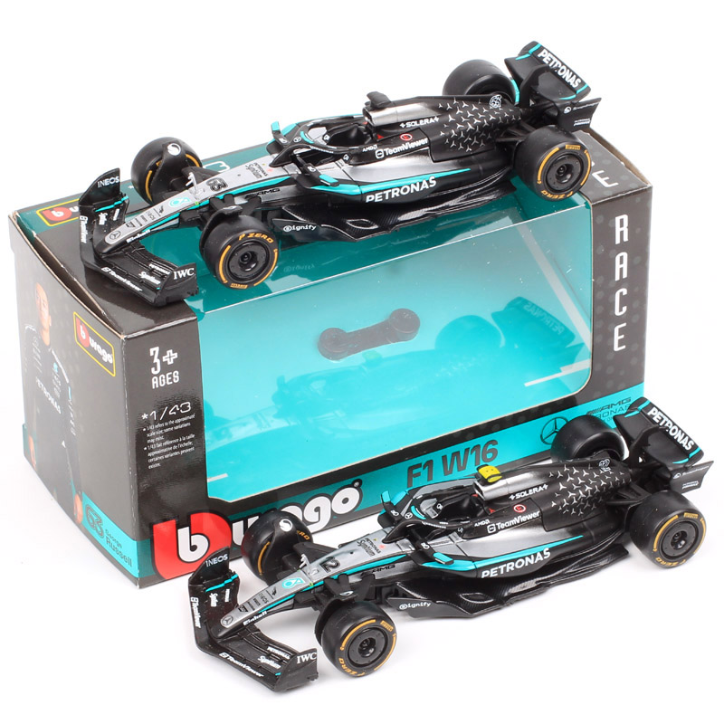 BBurago 1/43 Scale AMG W07 W13 - огляд і ціна Model Kit Formula 1