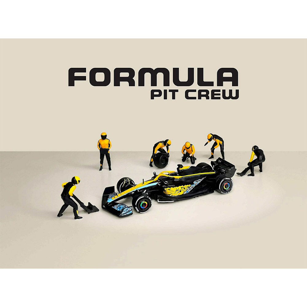 American Diorama 1/64 Pit Crew - огляд і ціна Model Kit F1