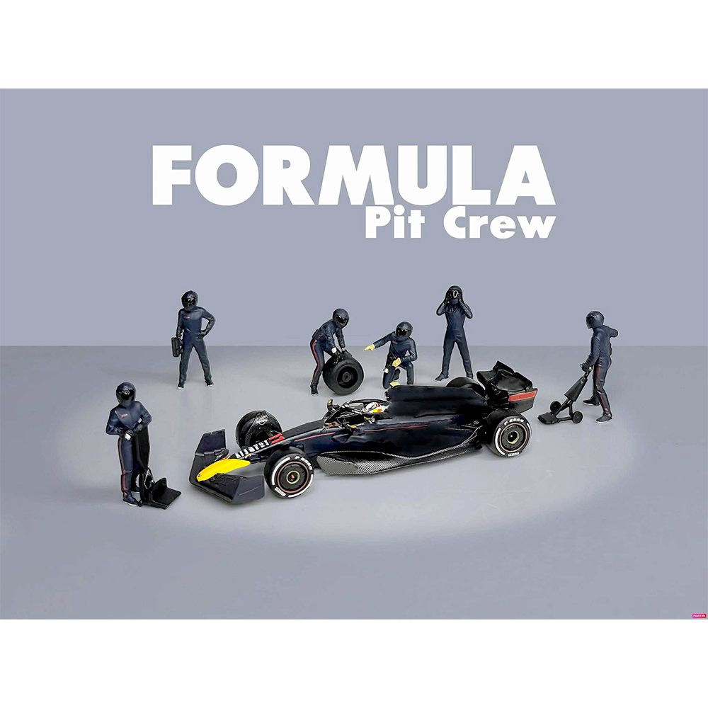 American Diorama 1/64 Pit Crew - огляд і ціна Model Kit F1