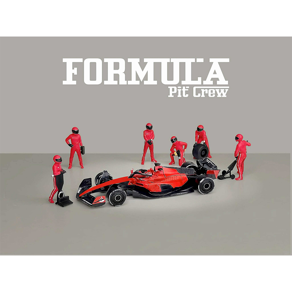 American Diorama 1/64 Pit Crew - огляд і ціна Model Kit F1