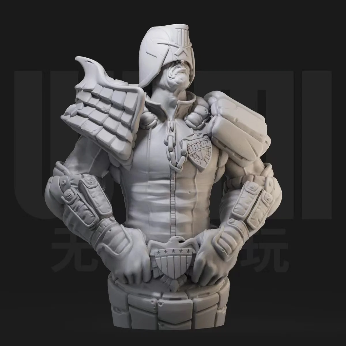 1/10 100mm High Resin Figure M - огляд і ціна Model Kit Judge